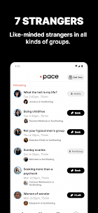 Pace: Live video groups