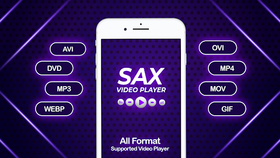 Sax Video Player - All Format HD Video Player 2021スクリーンショット 3