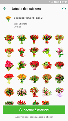 Flowers Stickers for WhatsAppのおすすめ画像4
