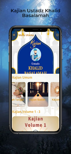Android application Kajian Ustadz Khalid Basalamah screenshort