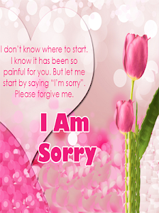 Apology and sorry messages Unknown