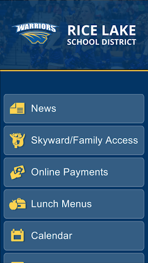 Android application Rice Lake Area School District screenshort
