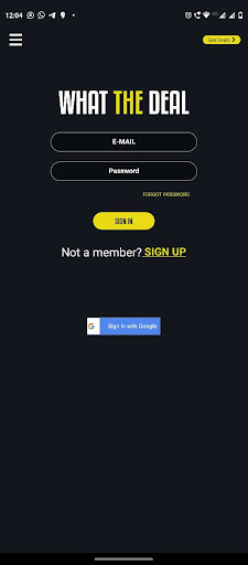 Android application WhatTheDeal -Deals and Coupons screenshort