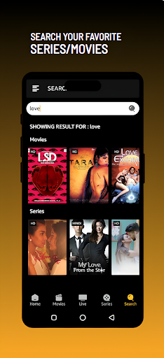 Screenshot of Picasso: Live TV, Movie & Show