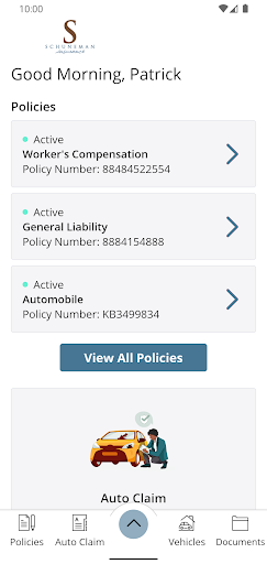 Schuneman Insurance Services Screen 2