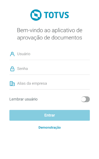 Android application Minhas Pendências de Aprovação screenshort
