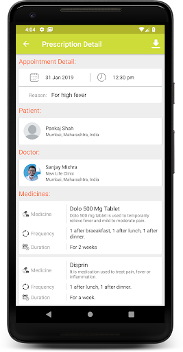 Screenshot of Kare Doctor