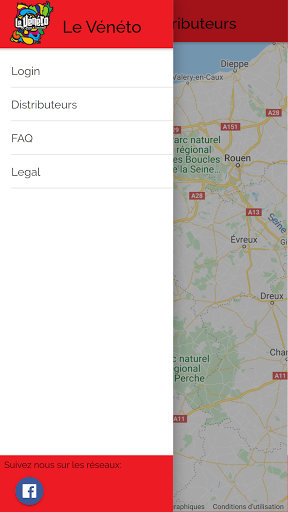 Android application Le Vénéto Pizza screenshort