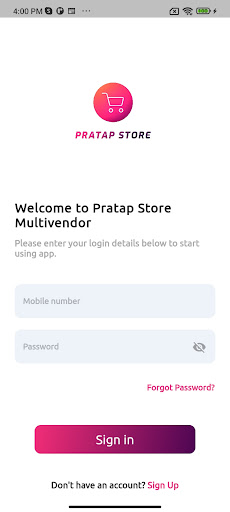 Pratap Store Screen 2
