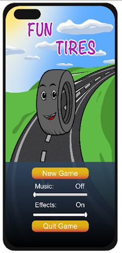 Android application Fun Tires screenshort
