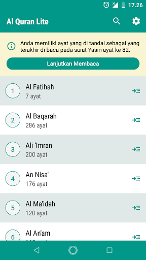 Al Quran Lengkap Lite Offline Screen 2