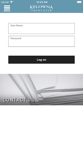 Android application Kelowna Yacht Club screenshort