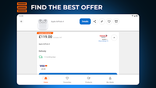 Screenshot of idealo: Price Comparison App