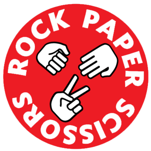 Rock paper scissors logo