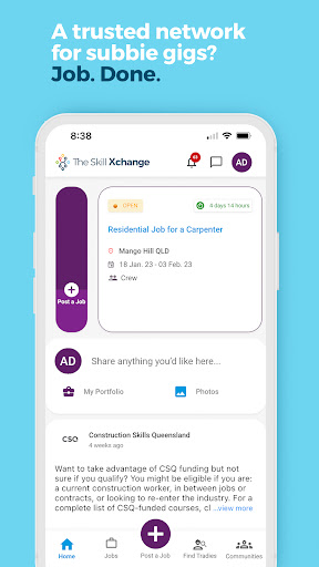 Android application The Skill Xchange screenshort