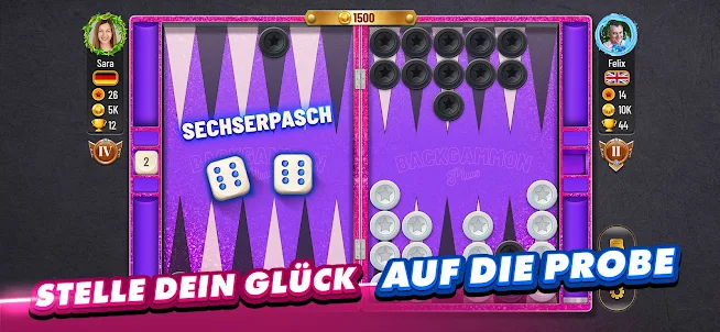 Backgammon Plus: Brettspiele