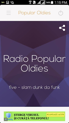 Android application Radio Popular Oldies screenshort