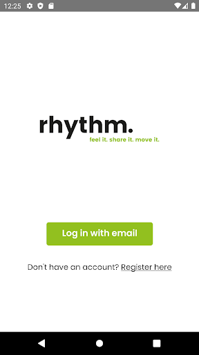 Android application rhythmoves screenshort