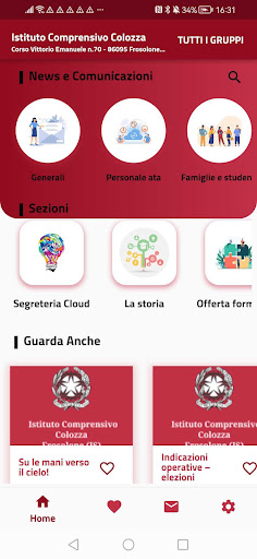 Android application IC Colozza Frosolone screenshort