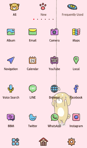 Cute Mini-Shiba Theme Screen 3