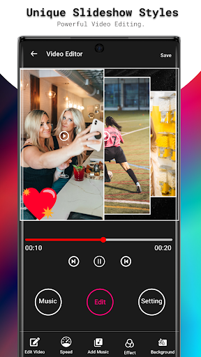 Android application slideshow maker - imovie quik screenshort