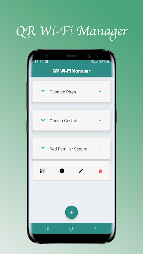 Android application WiFi QR Manager: Share & Scan screenshort