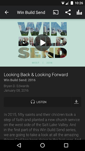 The Rock Church App Screen 3