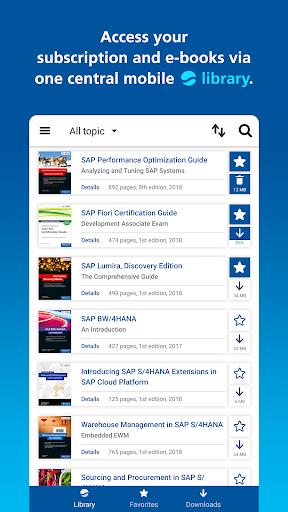 Android application SAP PRESS screenshort