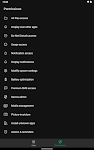 screenshot of Hidden permissions manager