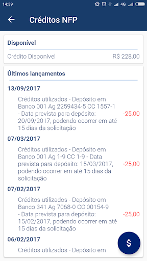 Nota Fiscal Paulista Screen 3