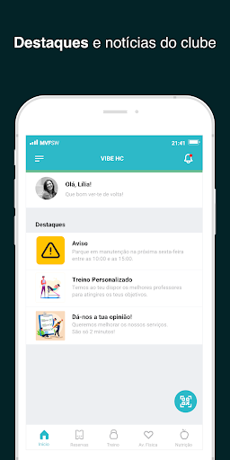Android application Vibe GO screenshort