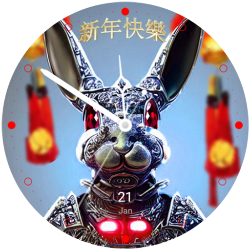 Stylised Chinese NY Watch Face Download on Windows