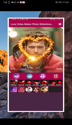 انشاء فيديو بالصور والموسيقى‎ Screen 3
