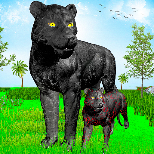 Wild Panther Family Attack Sim