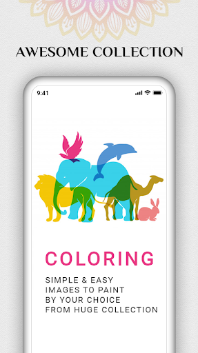 Android application Coloring and Painting Game screenshort