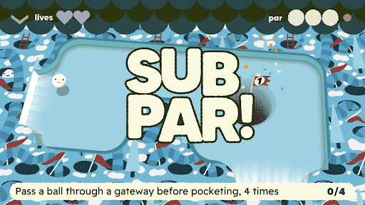 Screenshot of subpar pool