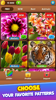Cross Stitch: Coloring Art - Screenshot 2