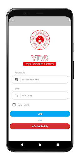 YDS - Yapı Denetim Sistemi Screen 2