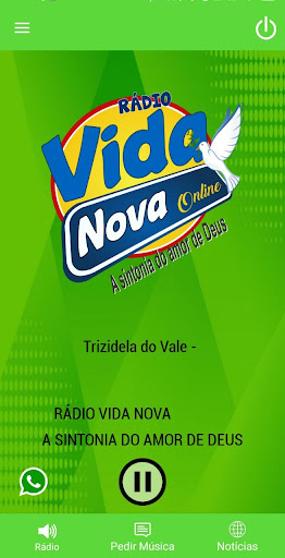 Android application Rádio Vida Nova Online screenshort