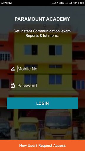 Android application Paramount Academy screenshort