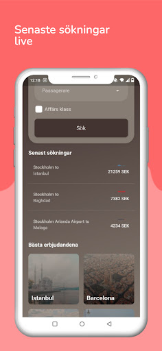 ResaBra.se - för billiga flyg Screen 3