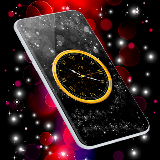 Black Clock Live Wallpaper 6.9.35 Icon