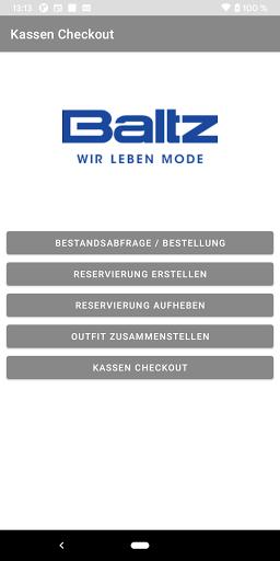 Modehaus.de Mitarbeiter App Screen 2