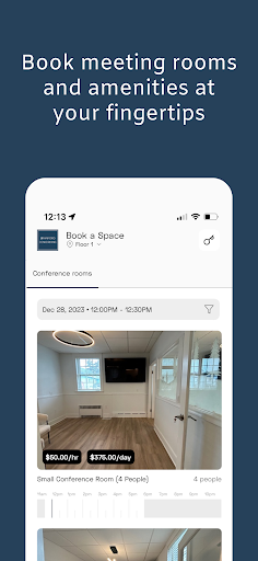 Android application Branford Coworking screenshort