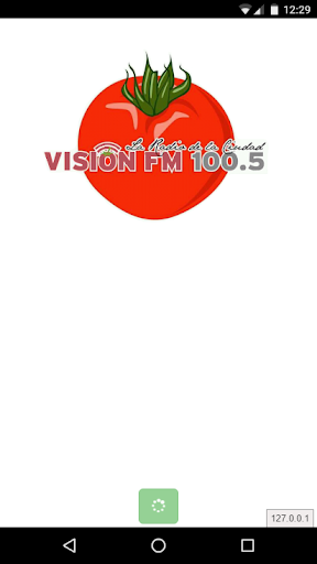 Android application Visión FM screenshort