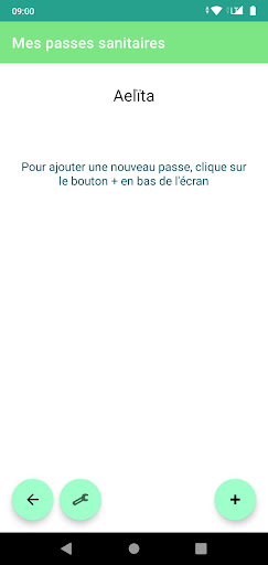 Mes passes sanitaires Screen 3