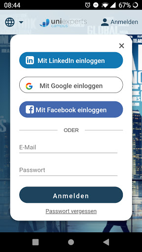 uniexperts Screen 2
