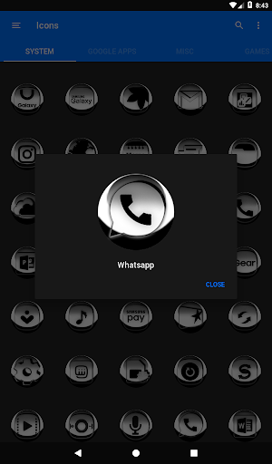 White Icon Pack Style 3 Screenshot