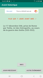Calendrier de l'Avent historique