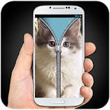 Cat/Kitten Zipper Screen Lock icon